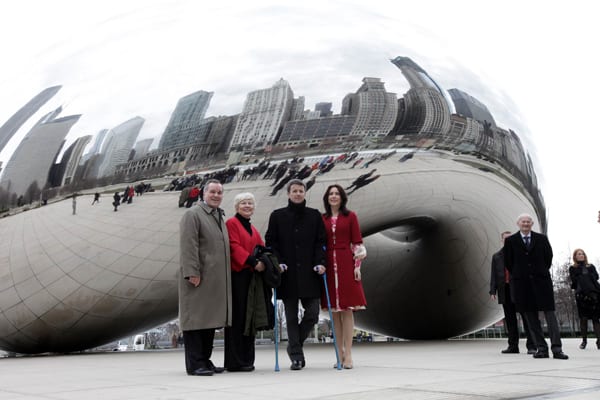 Mayor Daley, Maggie Daley with Prince and Princess of Demark.